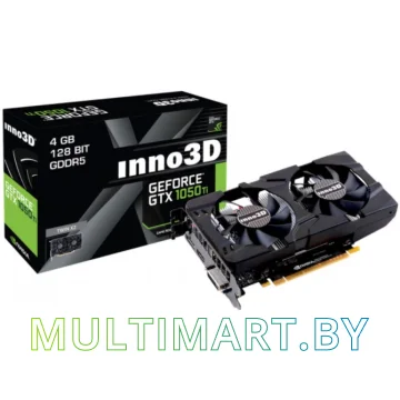 Видеокарта Inno3D GeForce GTX 1050 Ti Twin X2 4GB GDDR5 (N105K-2DDV-M5CM)